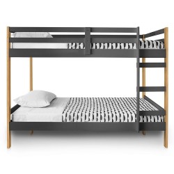 Letto Bunk Bed - Natural and Grey
