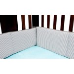 Cocoa Mint 3 Piece Crib Bedding Set