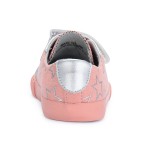Glitter Star Sneaker Silver and Pink